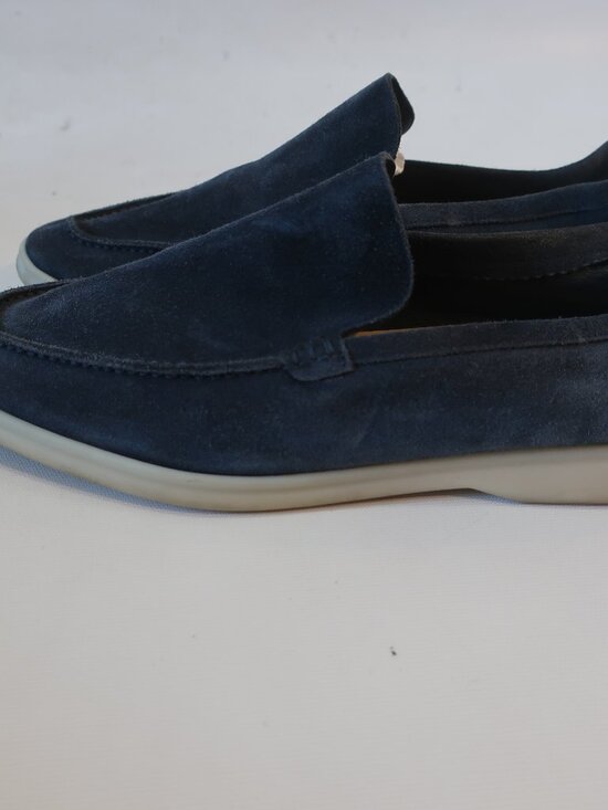 Authentic Mens Loro Piana Blue 1-Suede Summer Walk Slip-On Loafer Shoes 41 US/8 main image 15